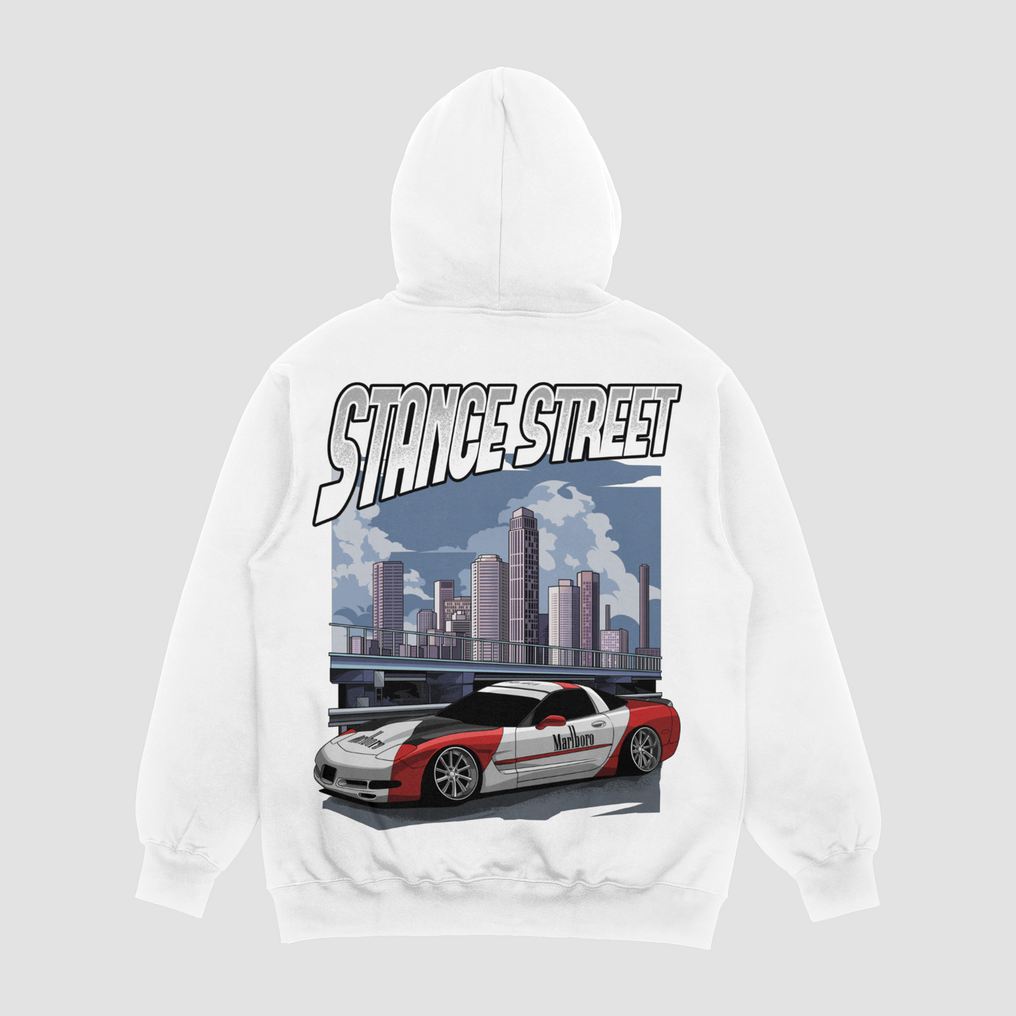 Corvette City Skyline Hoodie