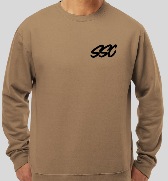 "Scraping the Road" Crewneck