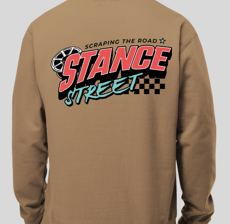 "Scraping the Road" Crewneck